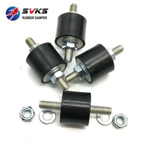 Natural Rubber Damper Dengan Screw Untuk Menjalankan Mesin