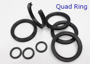 FKM Karet X Ring Seal Quad O Ring